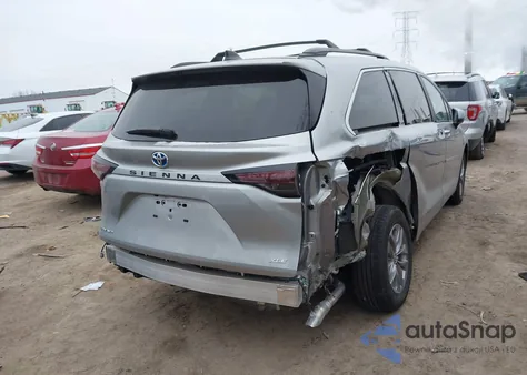 2025 Toyota Sienna Xle из США, поврежденный, VIN 5TDYSKFC6SS165125